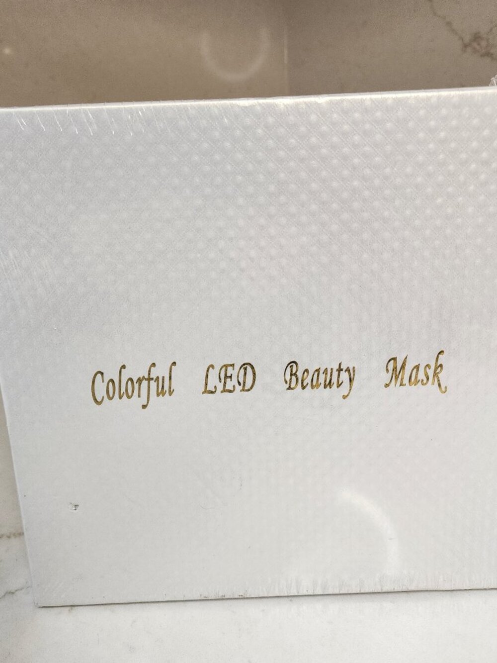 Colorful LED Beauty Mask Light Therapy Skin Care Device (New and Sealed)